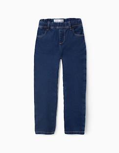 Jegging en denim à taille réglable  - vertbaudet enfant