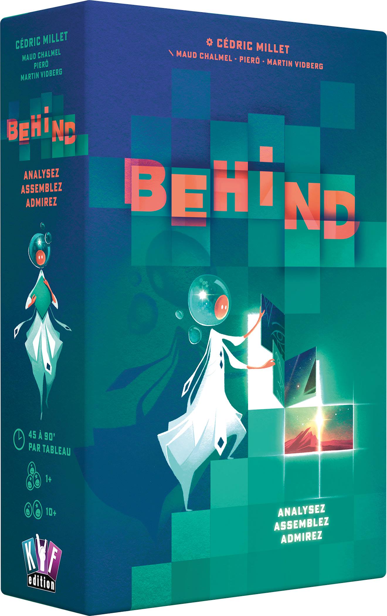 Behind As D'or 2025 Initié -jeux De Société Déduction Logique - Jeu D'énigme Multicolore