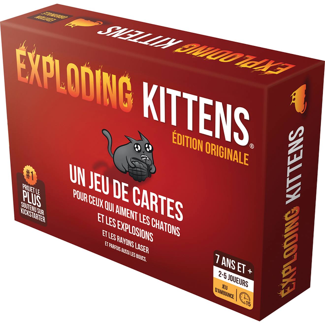 Exploding Kittens Jeu De Cartes D'ambiance Hilarant Multicolore