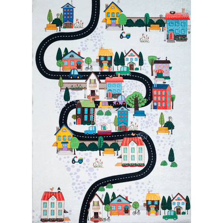 Nazar Rugs - Tapis Enfant Circuit Blanc