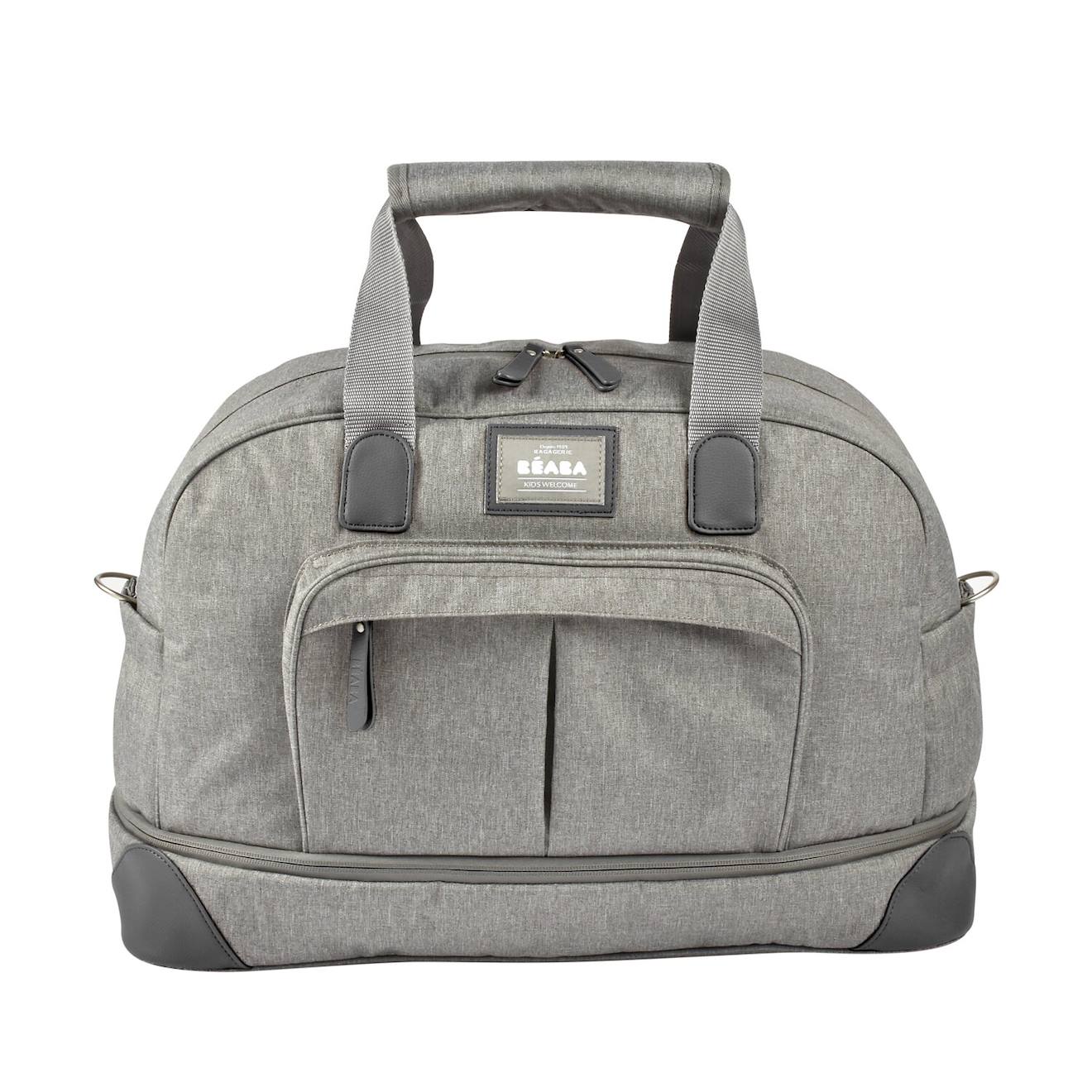 Sac À Langer De Voyage Xxl Grand Volume 50 L Gris Chiné