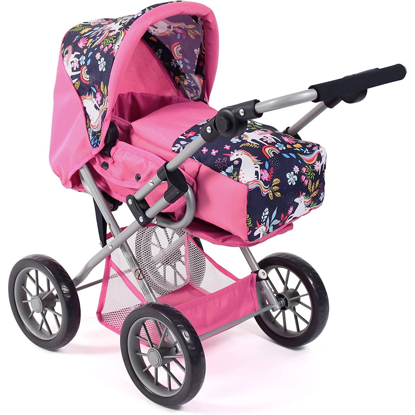 Poussette Combinée Leni Licorne Pour Poupée Multicolore