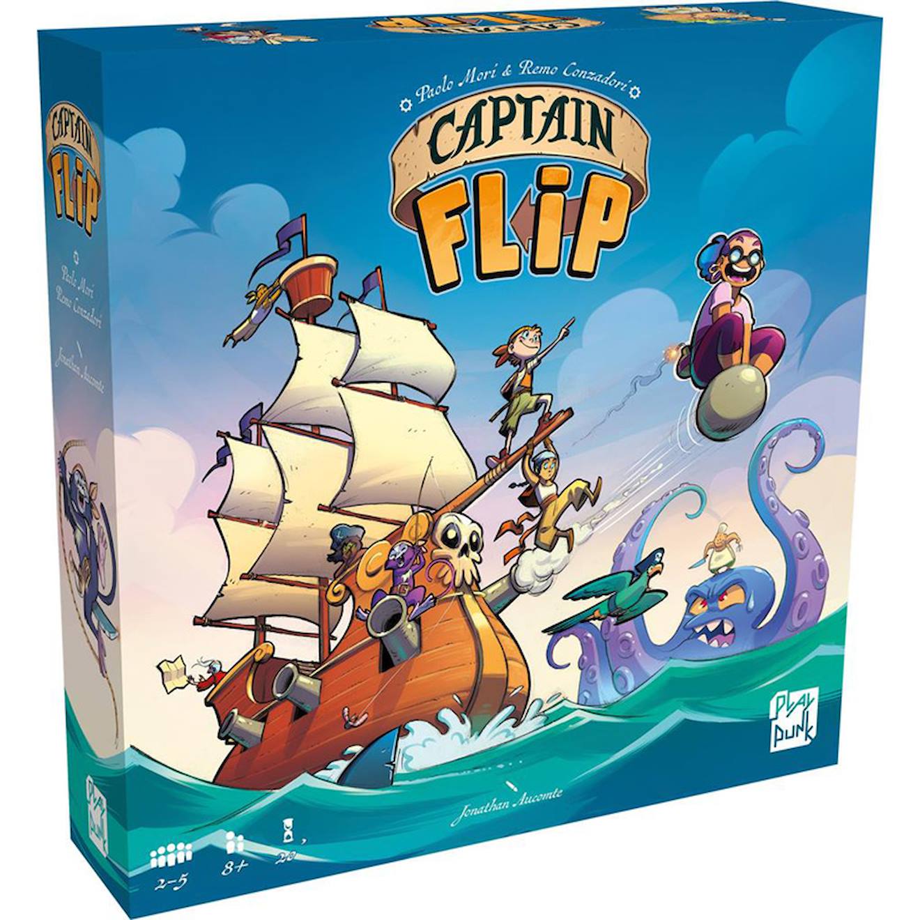 Jeu D’aventures Captain Flip Jeu De Société Ludique Stratégique Dès 8 Ans Multicolore