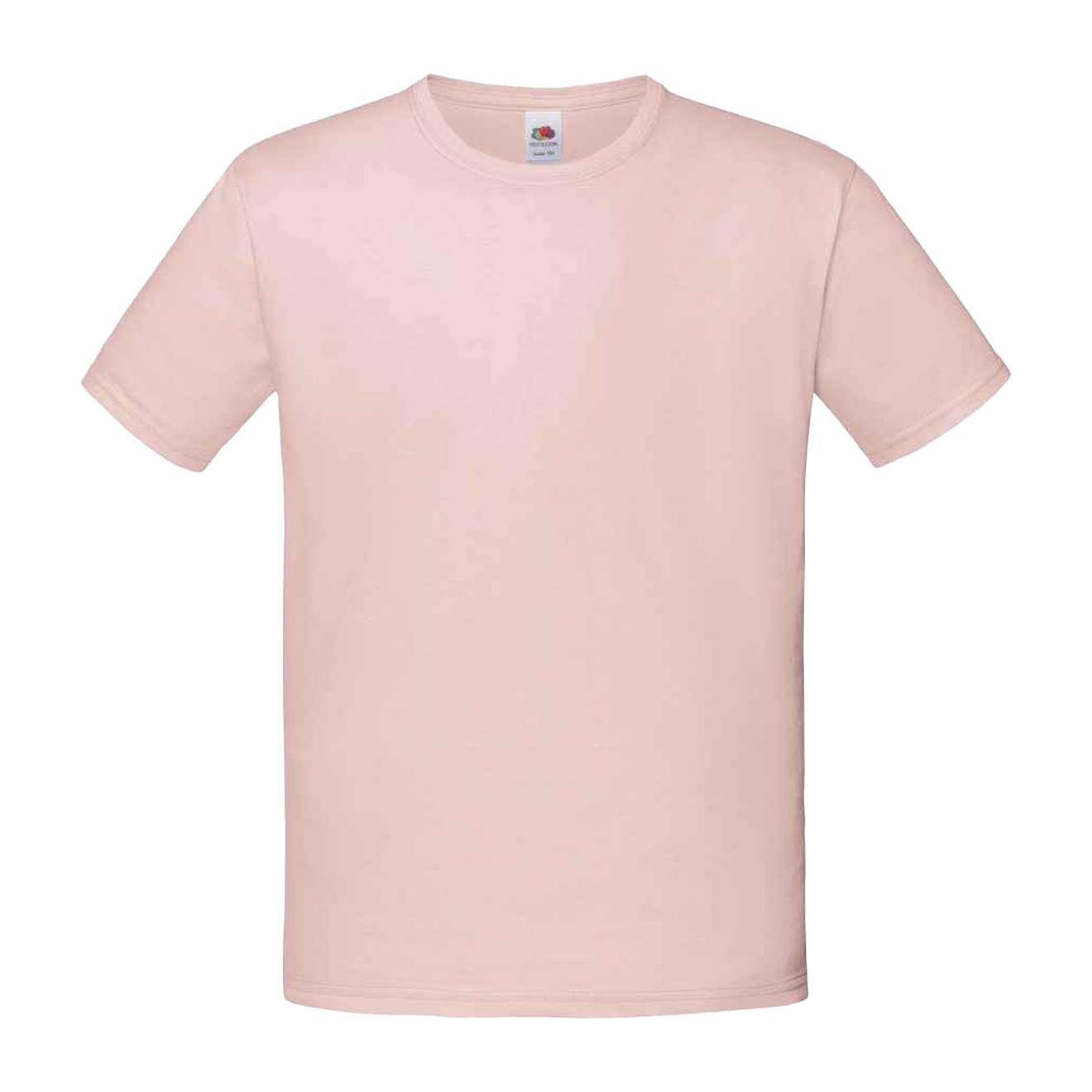 T-shirt Coton Peigné Et Filé À L'anneau Iconic Rose Pâle