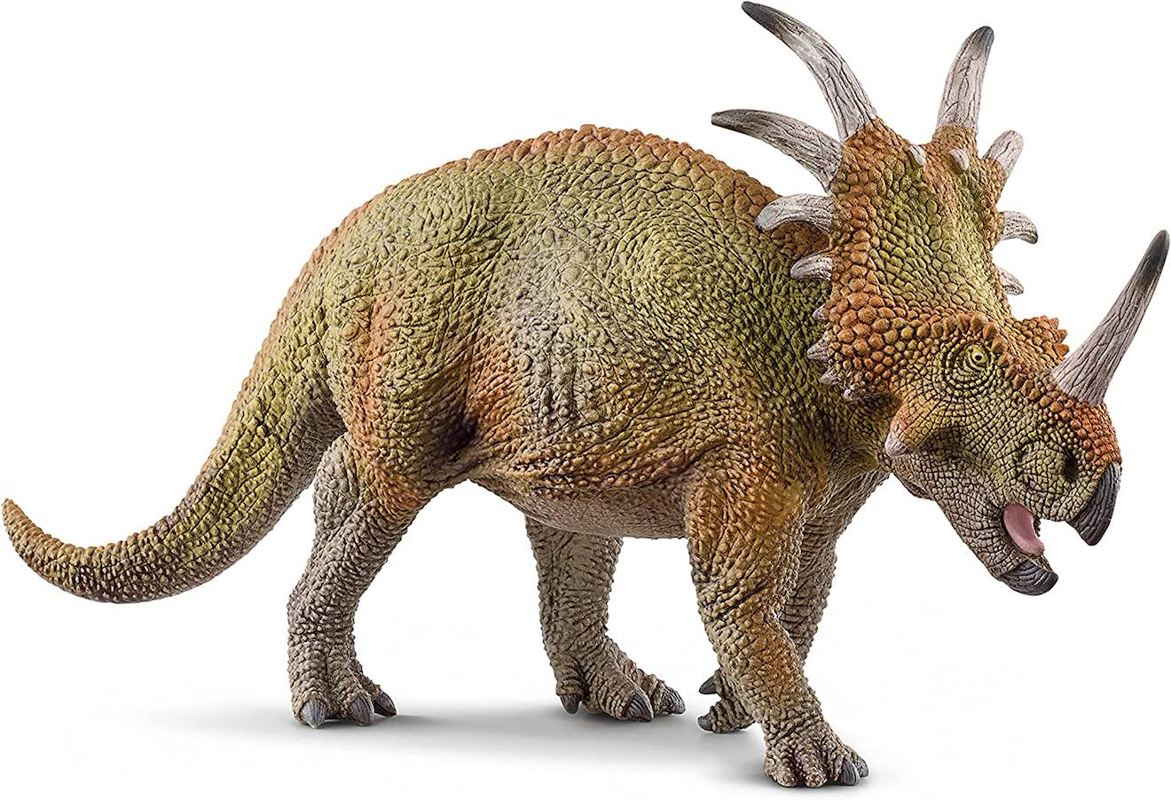 Figurine Styracosaure Styracosaurus Marron