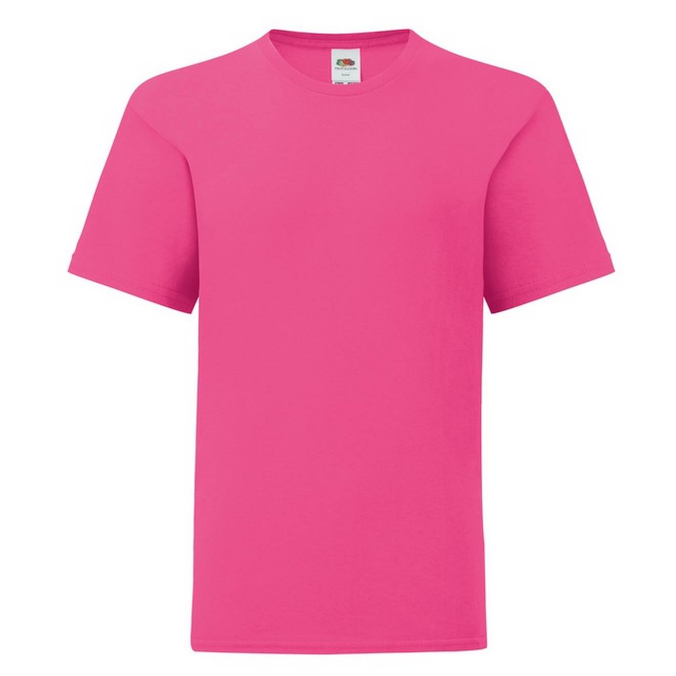 T-shirt Iconic Coton Peigné Et Filé À L'anneau Iconic 150 Fuchsia