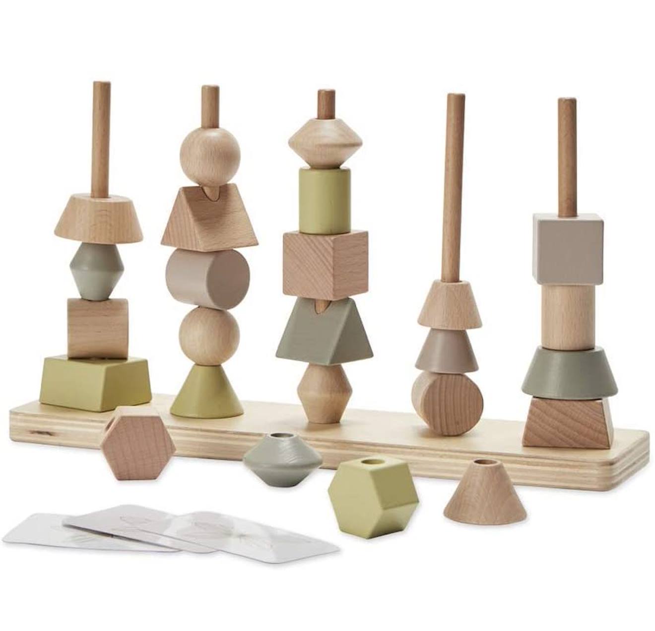 Tour De Formes À Empiler Beige