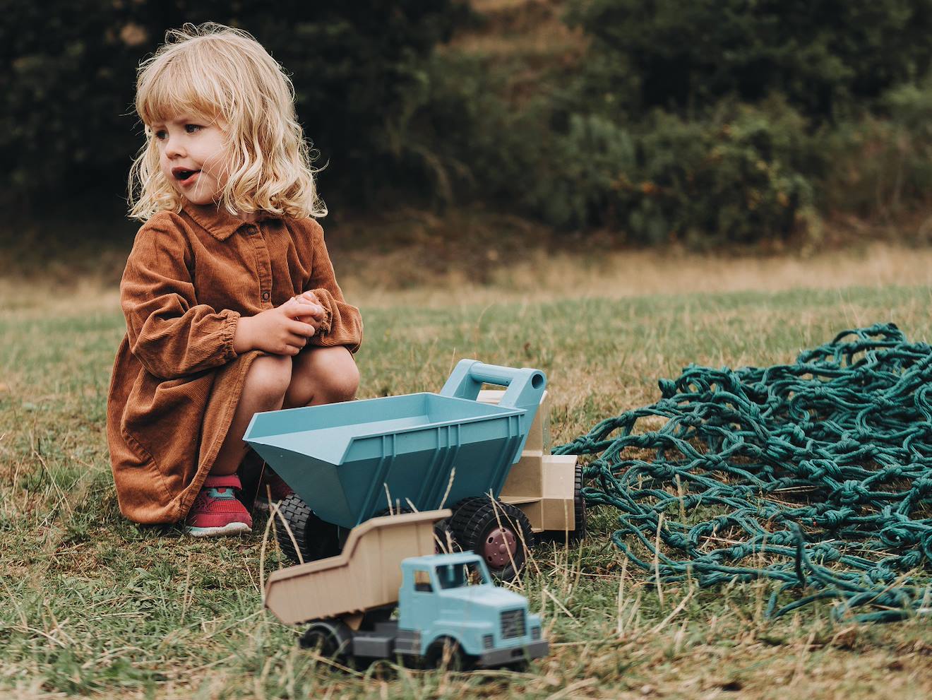 Petit Camion Benne Vert (dantoy) - Image 1