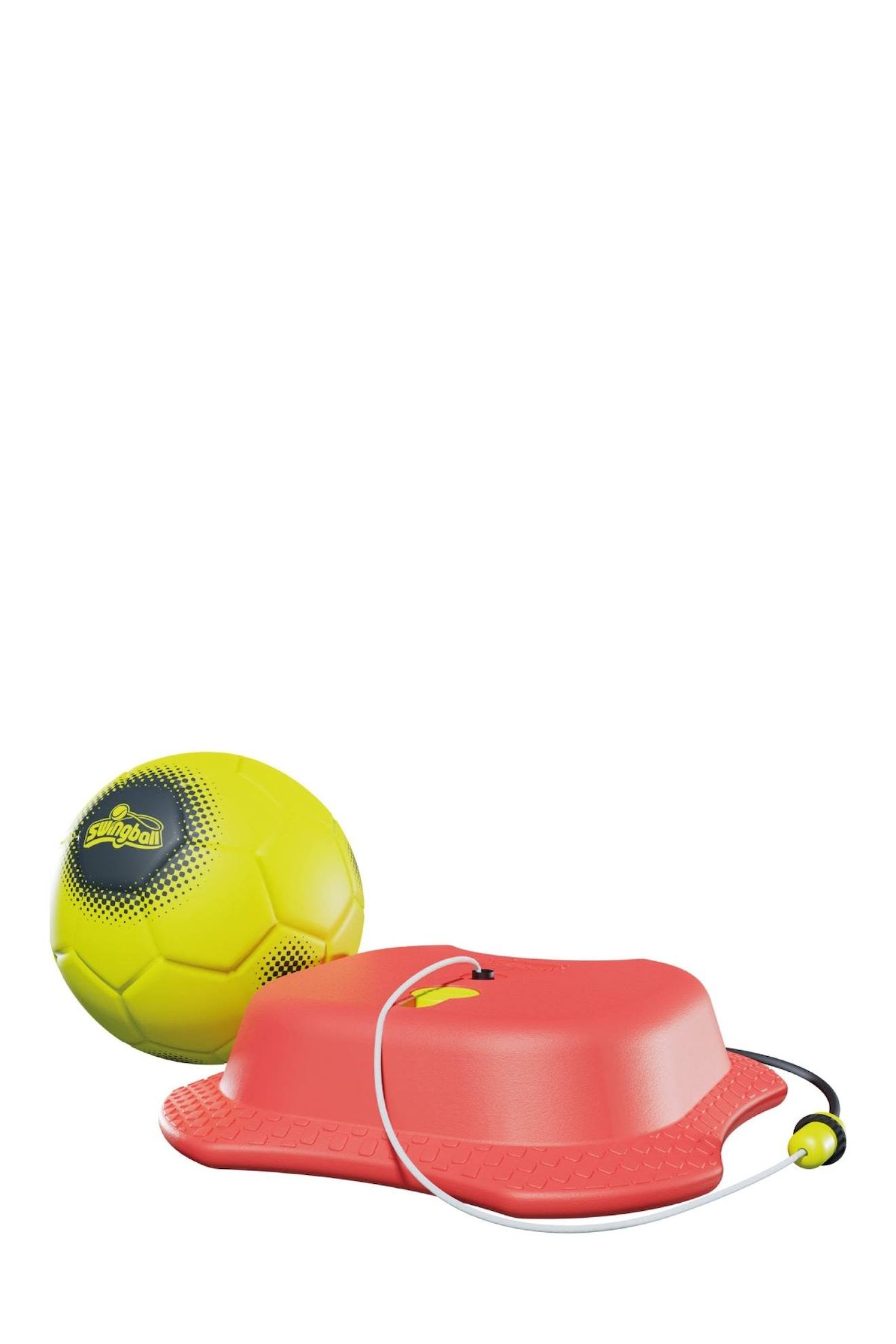 Jeu De Balles Swingball Reflex Football Métal Noir - Rouge - Jaune