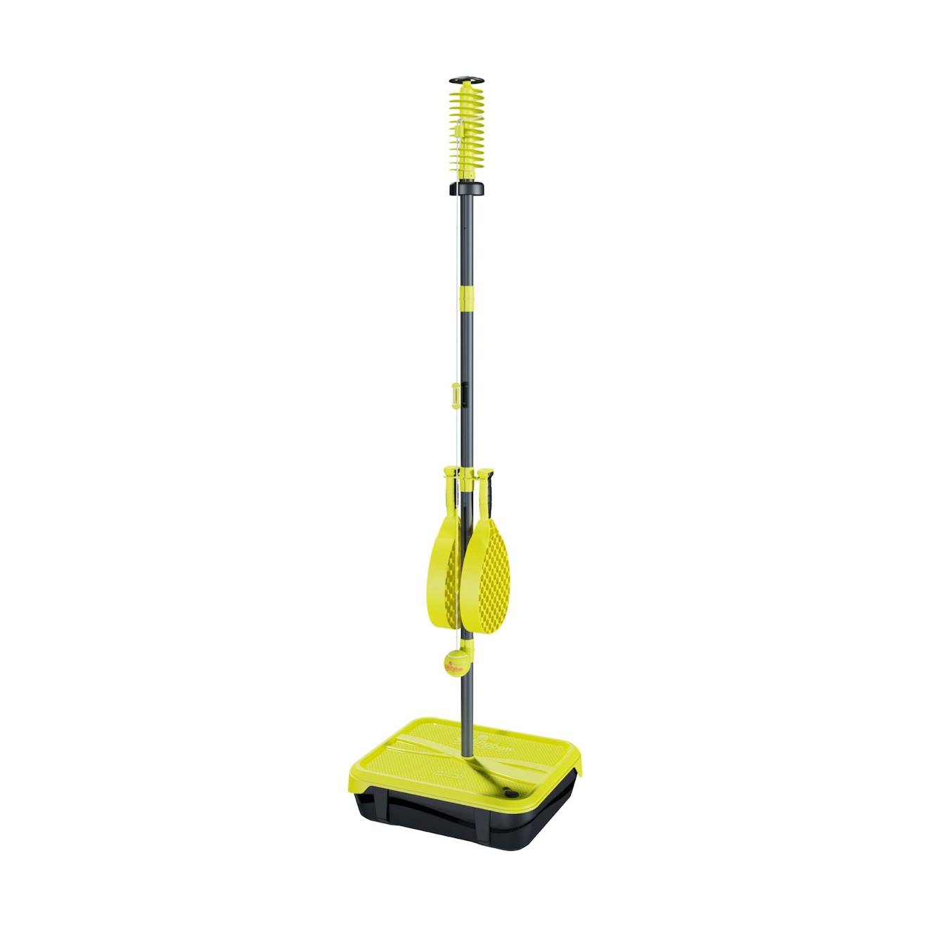 Jeu De Balle Swingball Toutes Surfaces Pro Métal Noir - Jaune