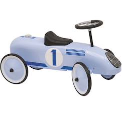 Jouet-Premier âge-Bascules, chariots de marche, trotteurs et porteurs-Bascules, trotteurs et porteurs-Porteur voiture en métal