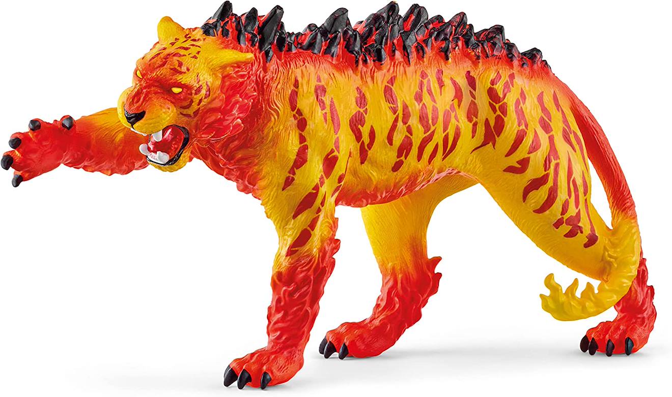 Figurine Tigre De Lave Orange