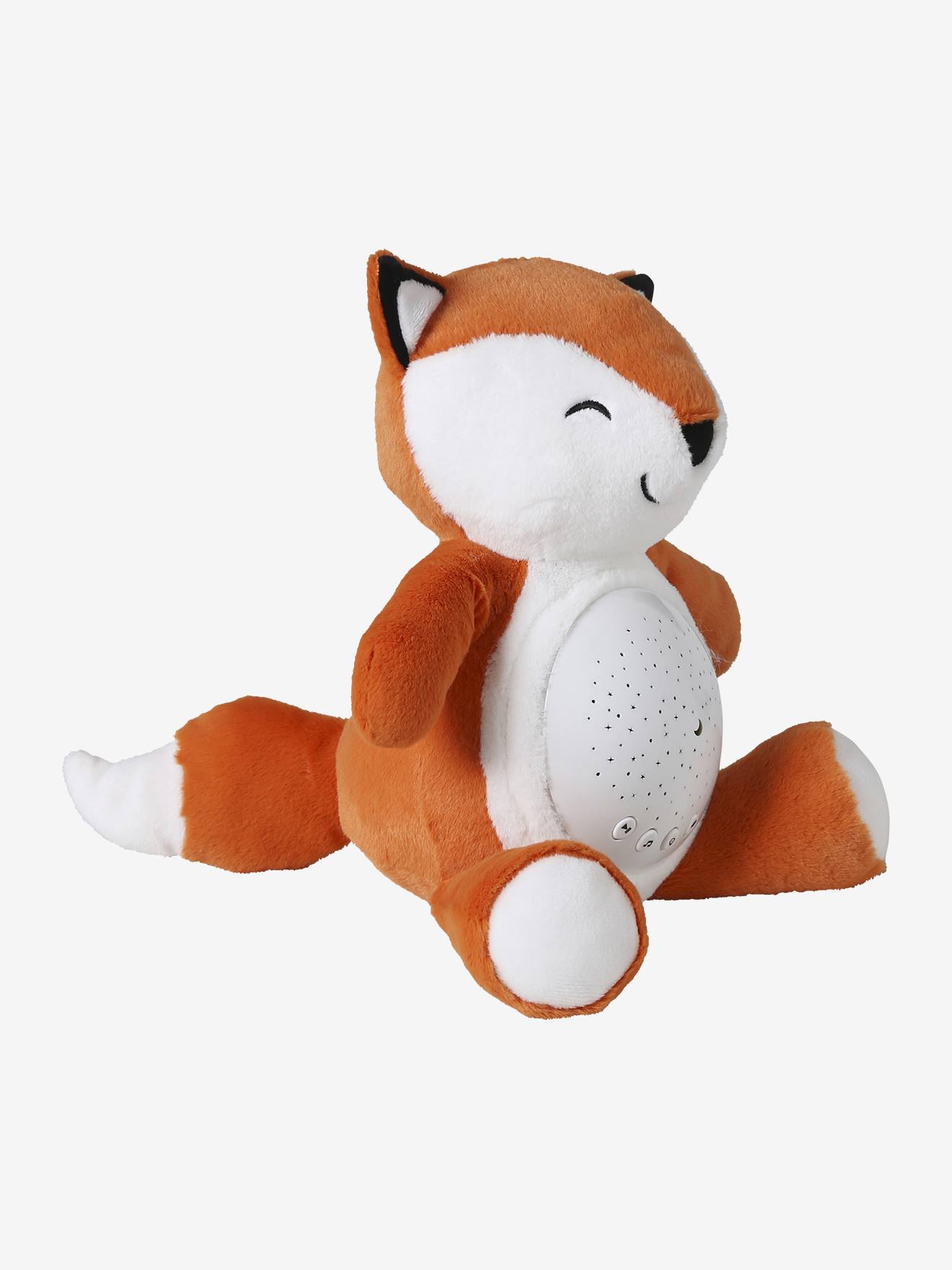 Veilleuse Peluche projecteur d'étoiles renard