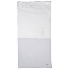 -Edredon pour lit en coton - celeste