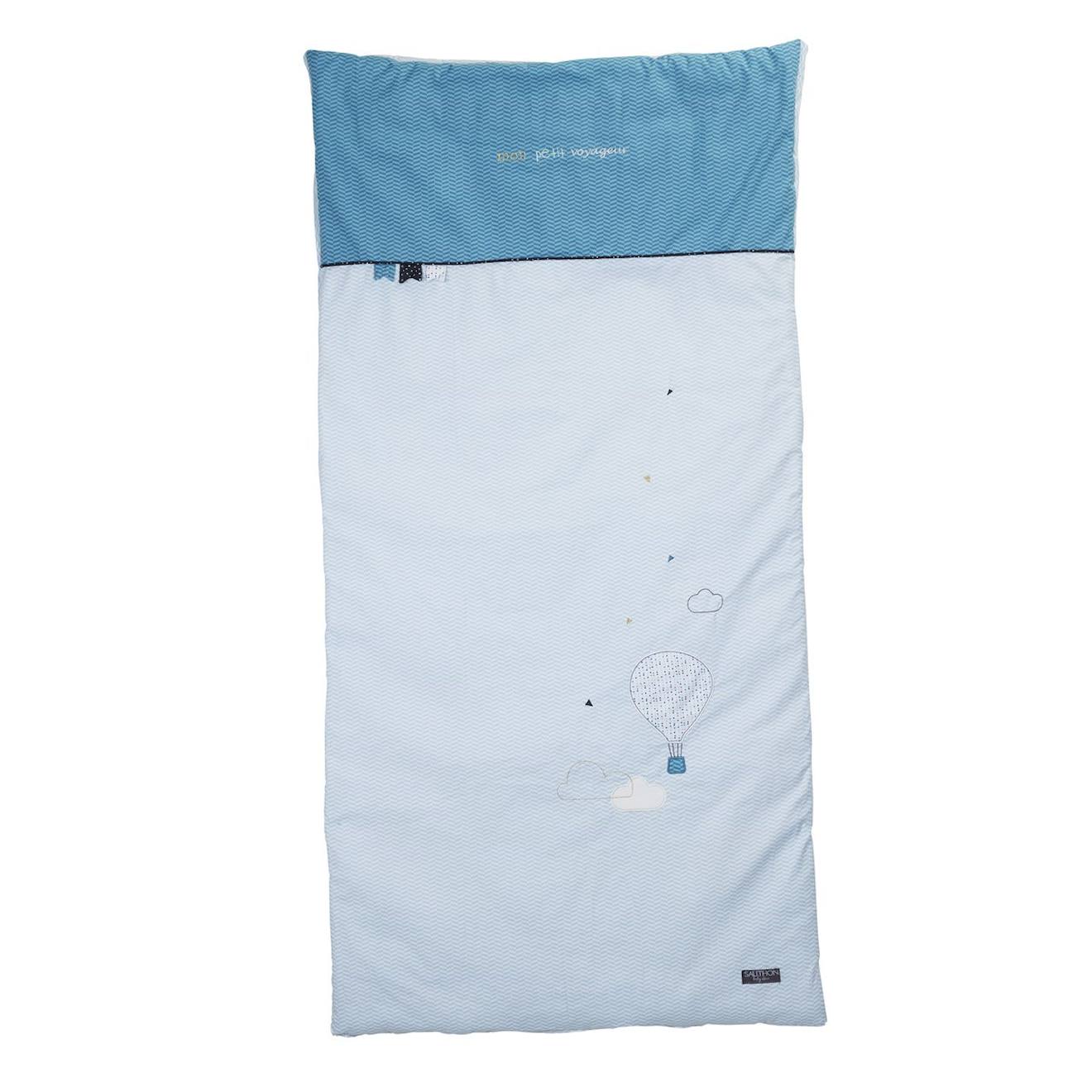 Edredon Lit Bébé En Coton - Lazare Bleu