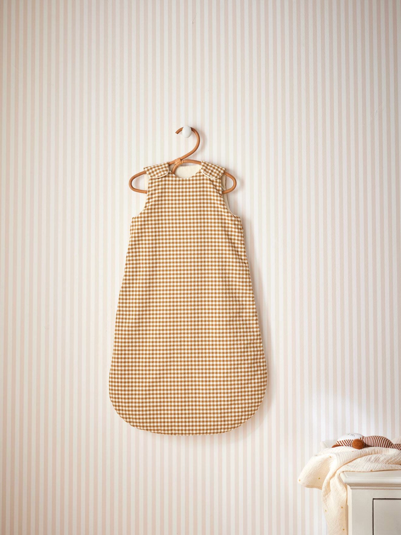 Gigoteuse Vichy En Percale De Coton Tog 2 Vichy Caramel