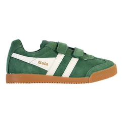 Chaussures-Baskets basses  à scratch  velours