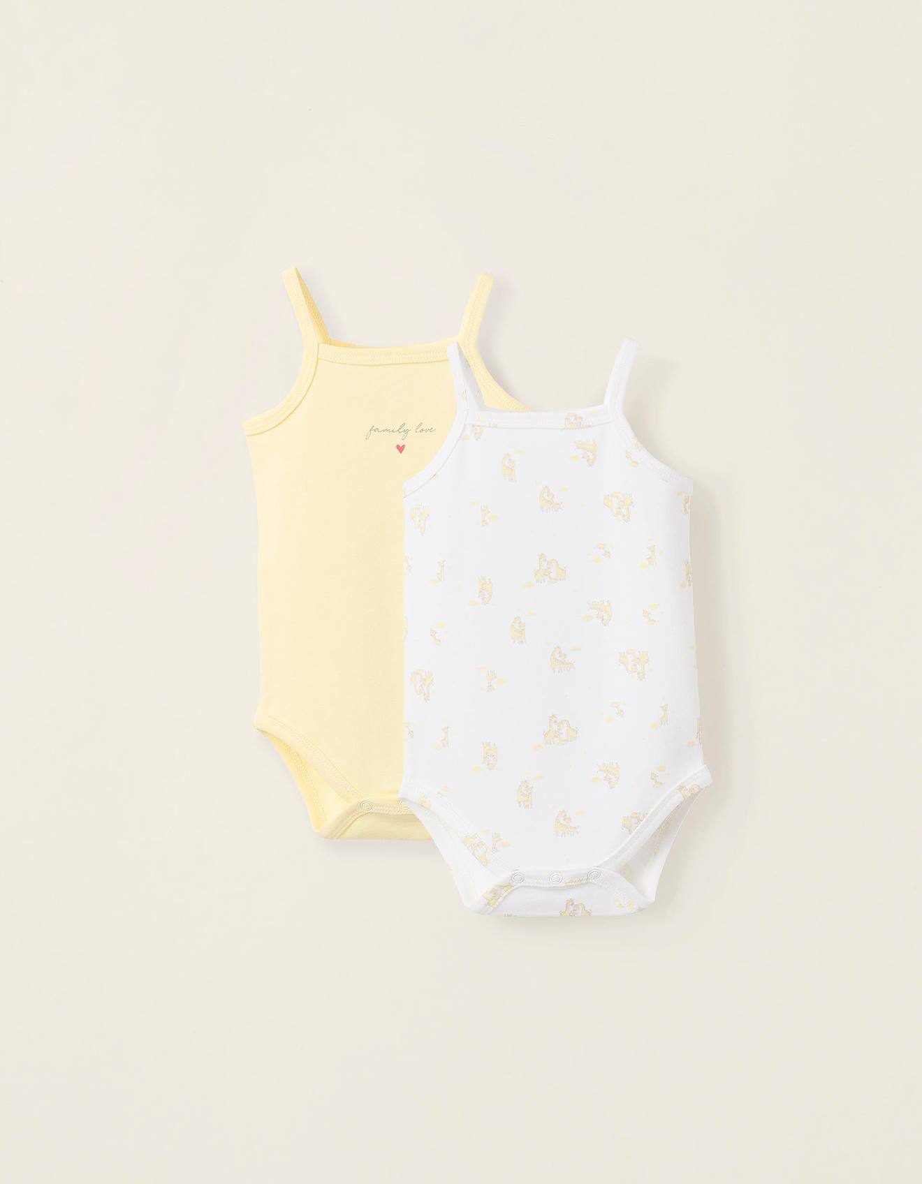 Pack 2 Bodies De Coton Multicolore