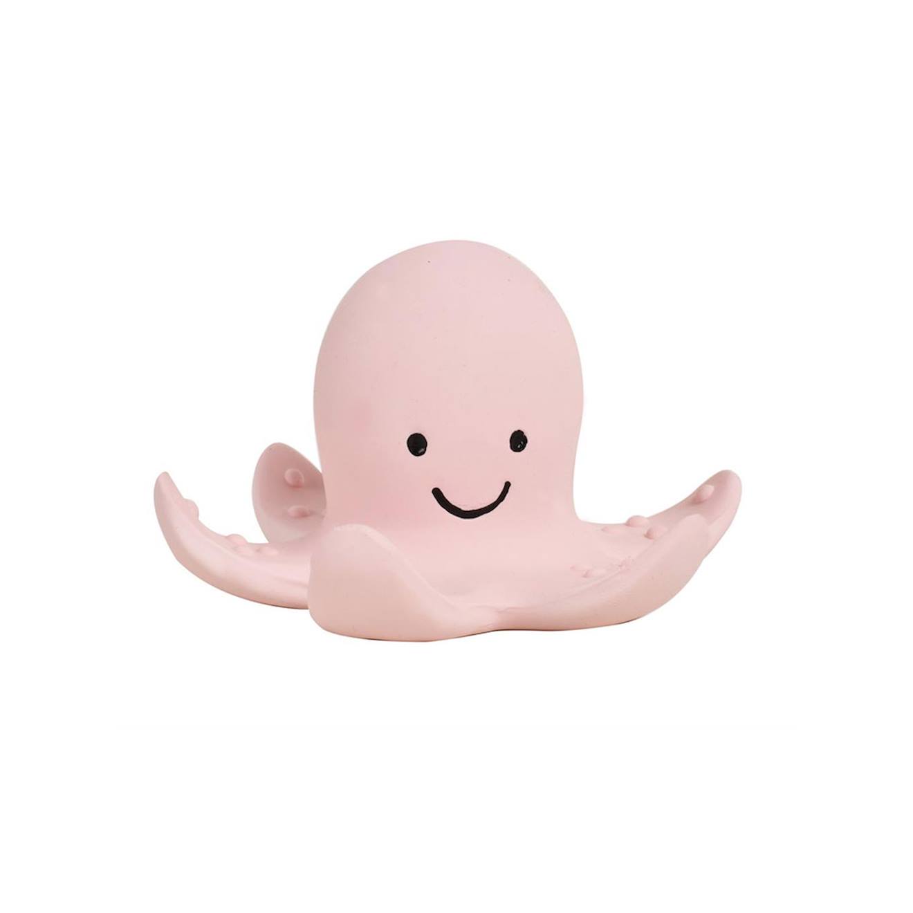 Poulpe En Caoutchouc Naturel Rose (Tikiri) - Image 1