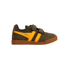 Chaussures-Baskets basses  à scratch  velours