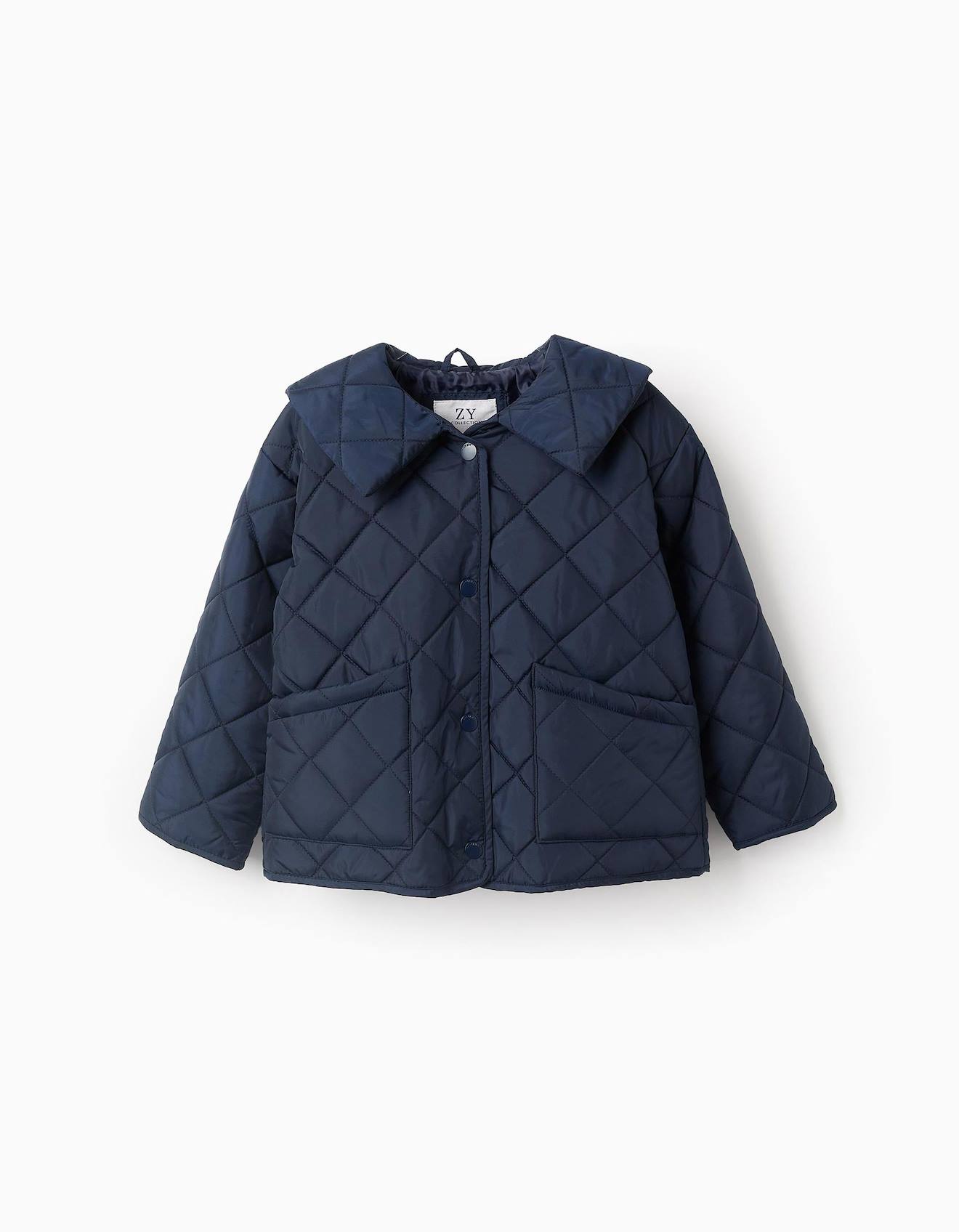 Gilet En Maille En Coton Bleu Foncé
