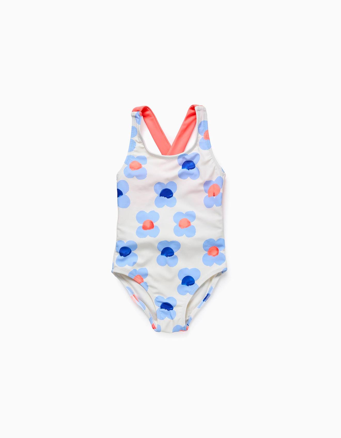 Maillot De Bain Floral Blanc