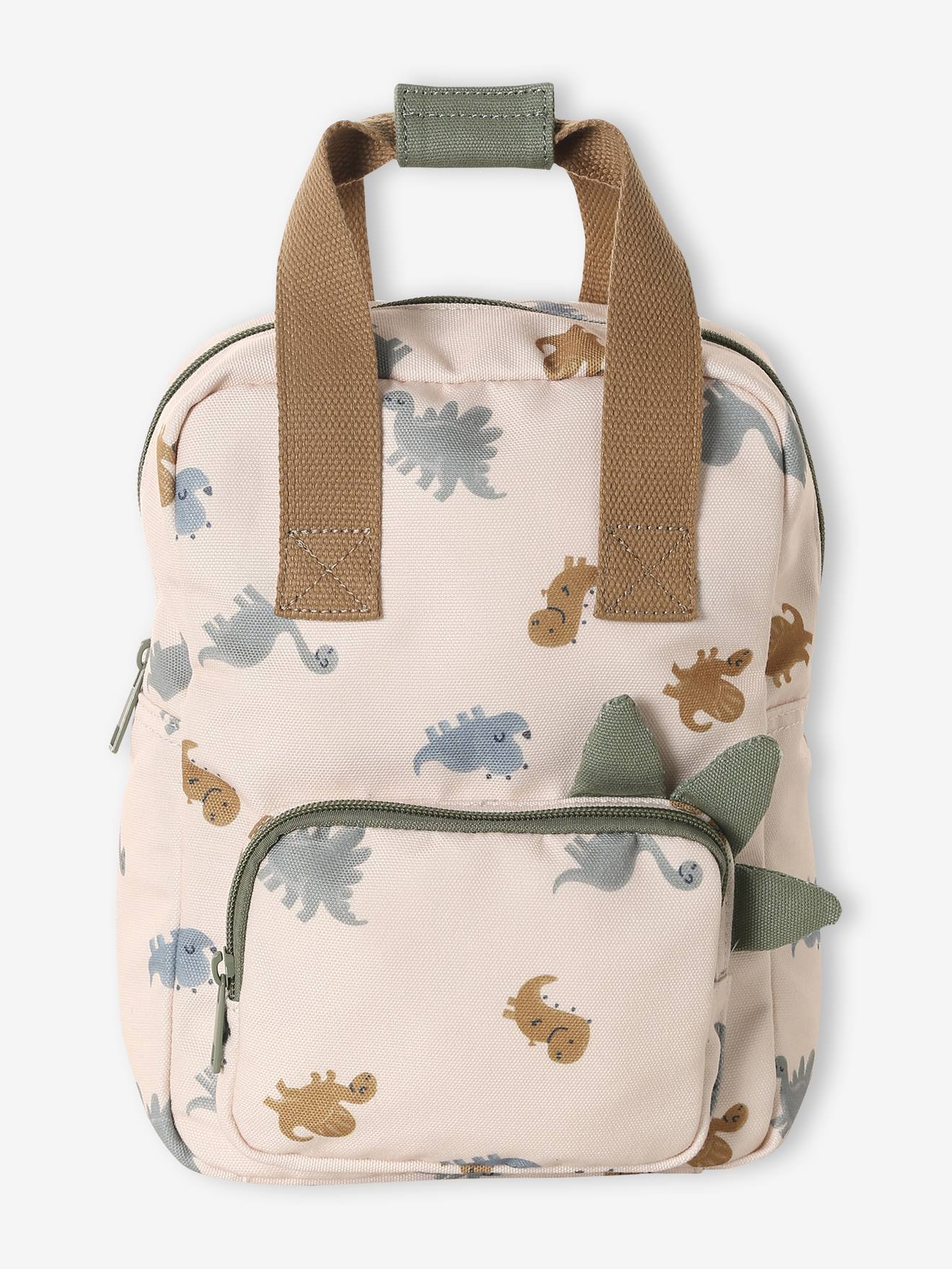 Sac à dos maternelle garçon imprimé dinosaures vanille