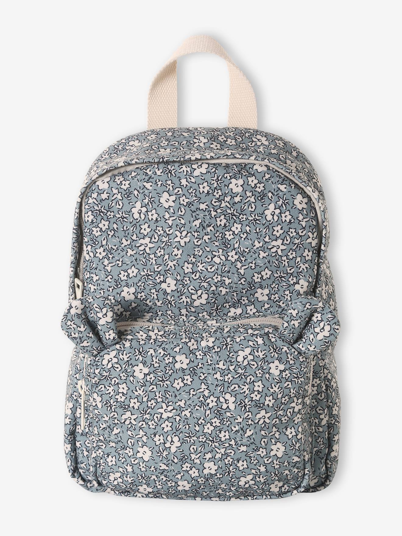 Vertbaudet - Sac à dos maternelle fille personnalisable avec animation oreilles ourson vert sauge