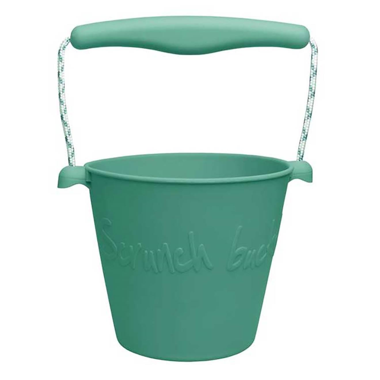Seau De Plage En Silicone Souple Vert