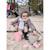 Set de 4 moules de plage en silicone souple Gris+Jaune+Rose+Rouge+Vert+Violet 6 - vertbaudet enfant 
