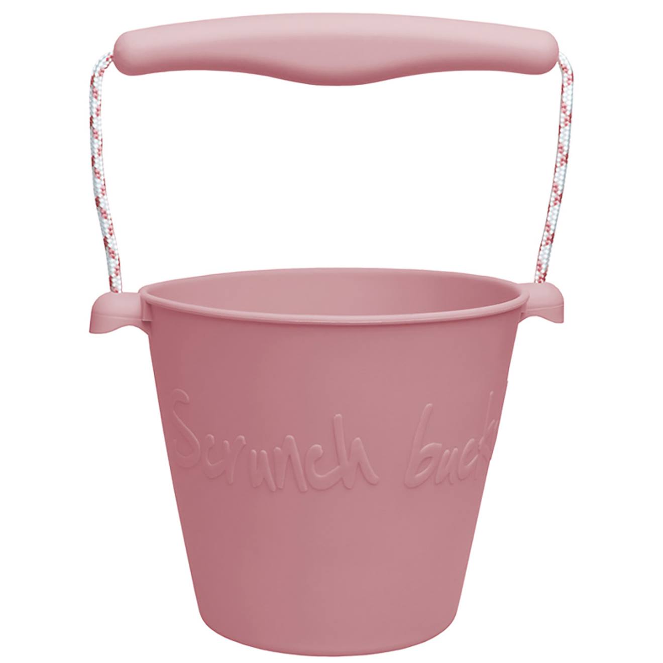 Seau De Plage En Silicone Souple Rose Rose