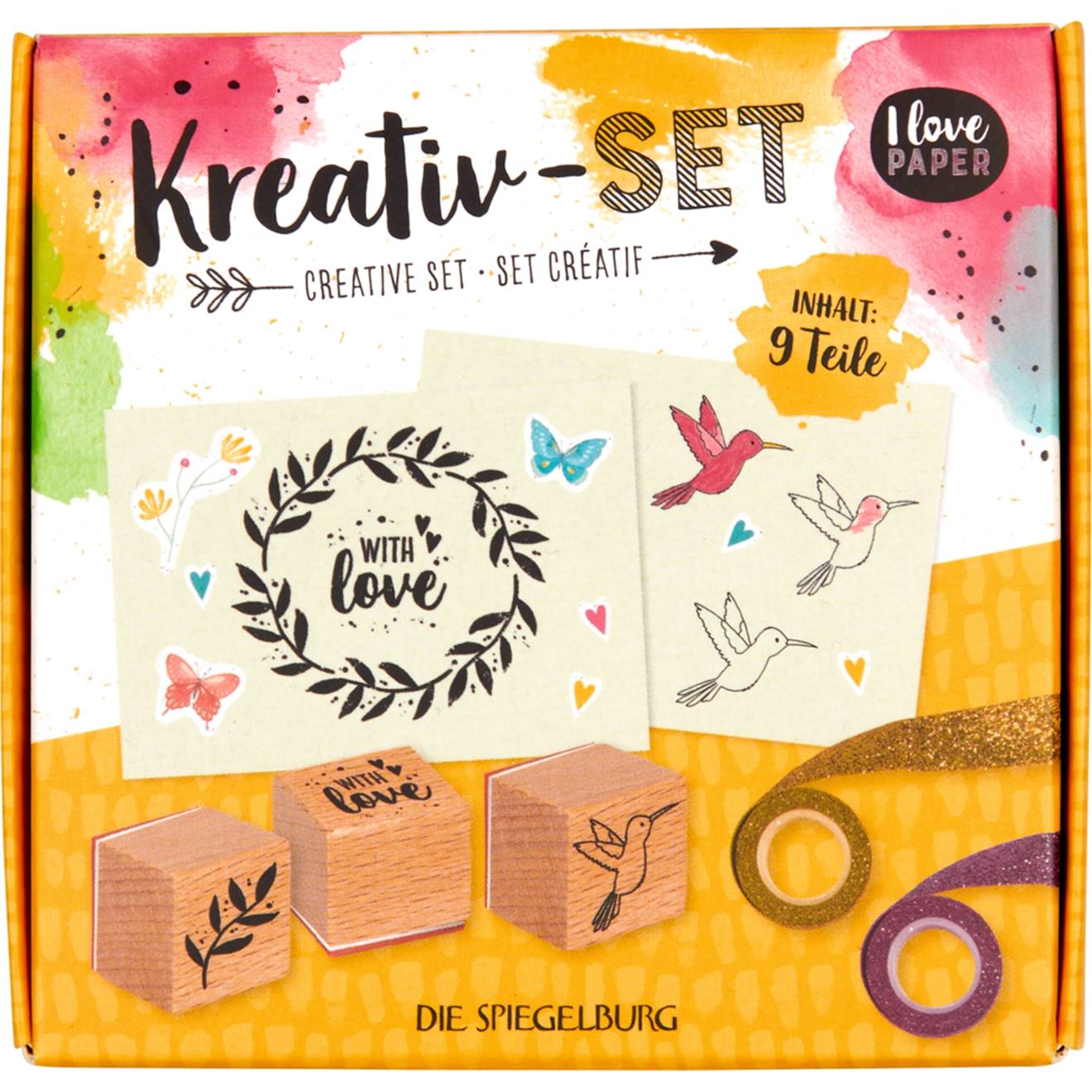 Coffret Créatif - J'aime Le Papier Multicolore