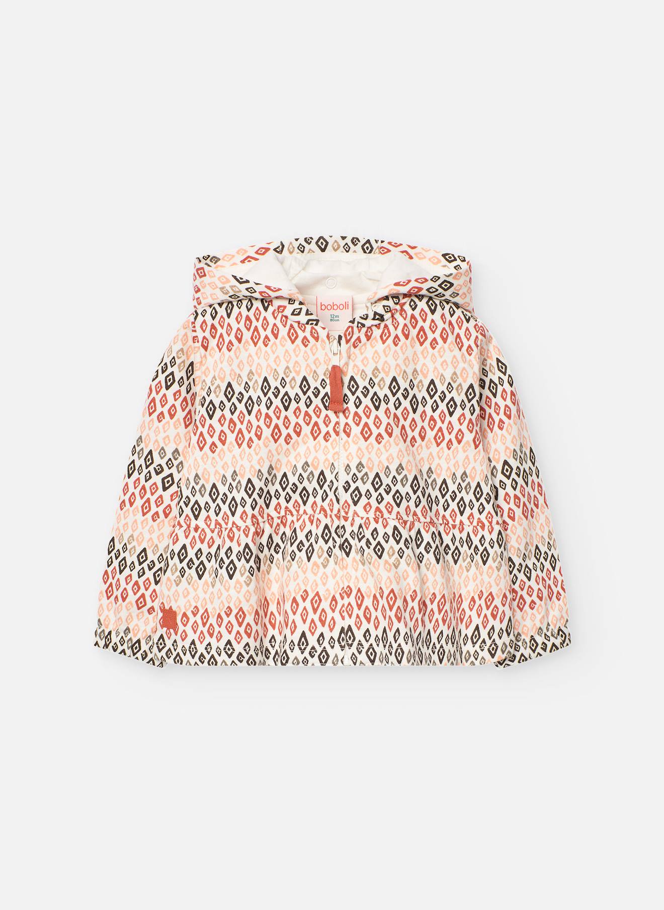 Gilet En Coton Avec Imprimé Ethnique Multicolore