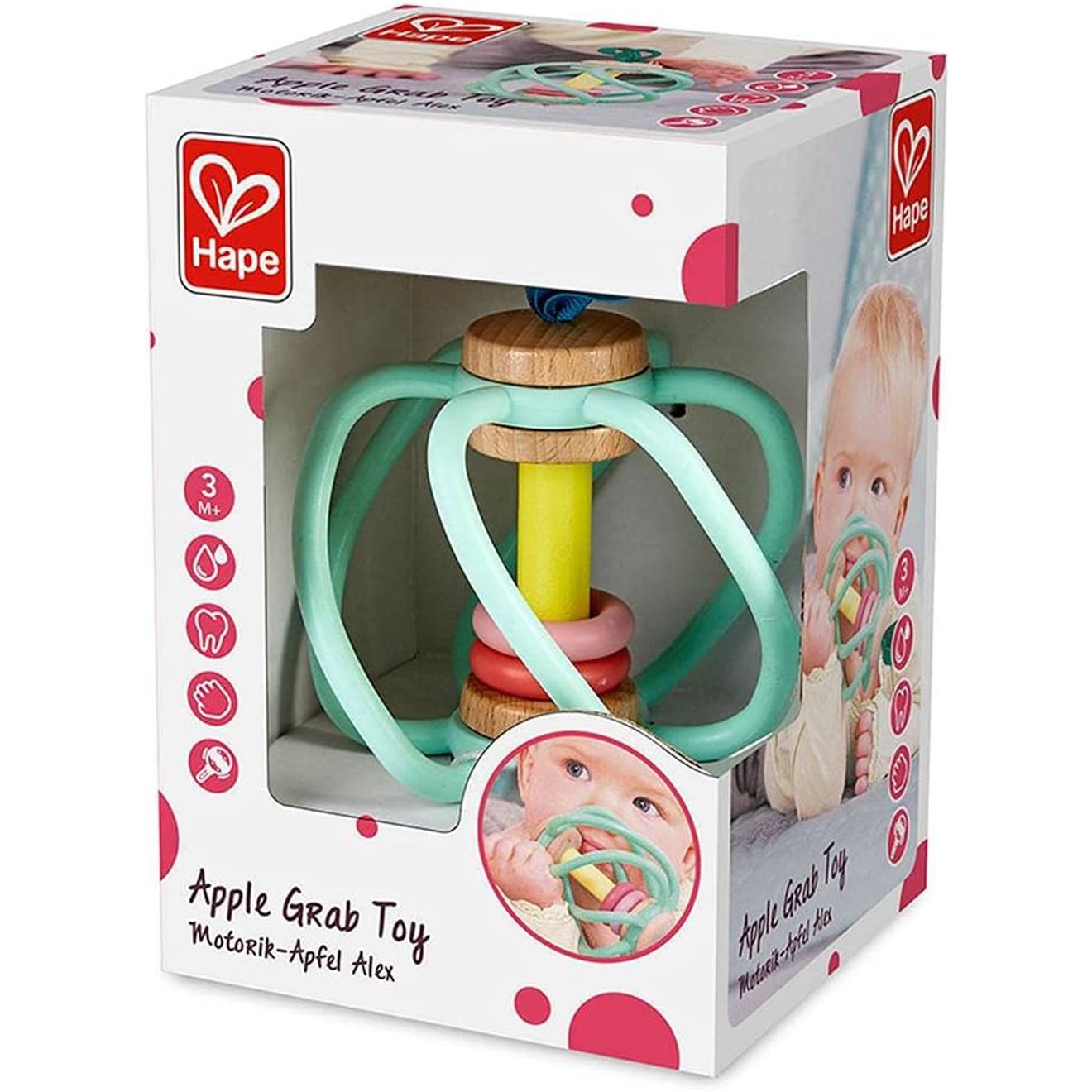 Hochet En Forme De Pomme Multicolore