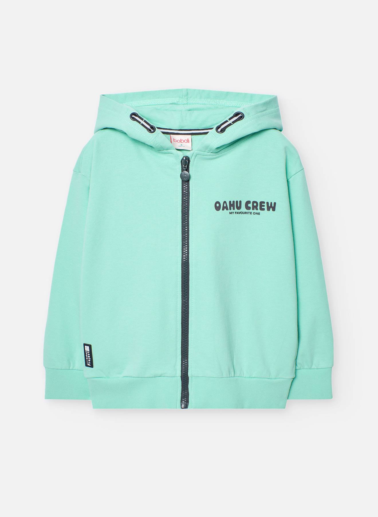 Gilet Avec Capuche Et Message Au Dos Vert