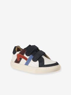 Chaussures-Chaussures garçon 23-38-Baskets, tennis-Baskets enfant garçon cuir à scratchs