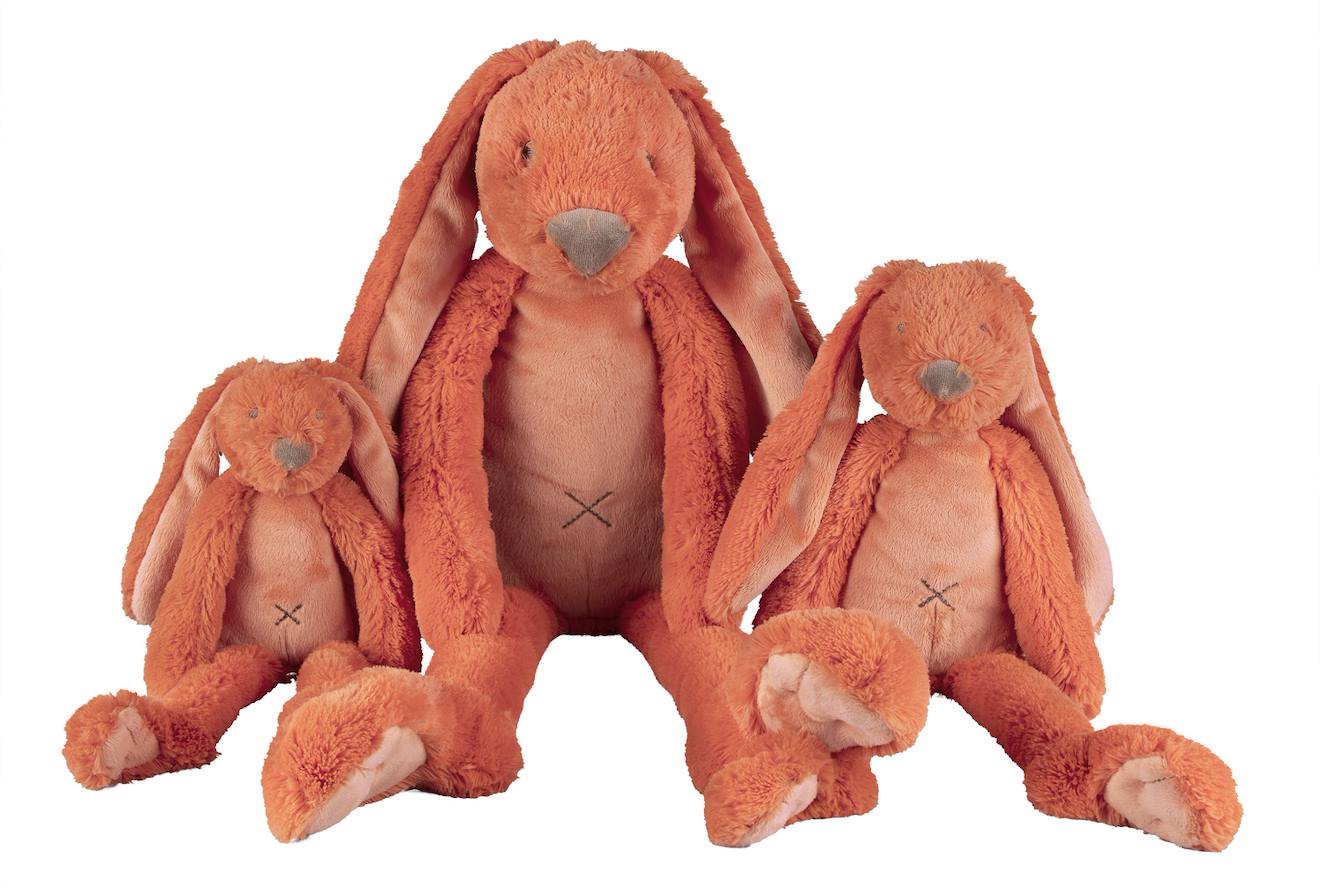Peluche Lapin Richie 28 Cm Orange (Happy Horse) - Image 1