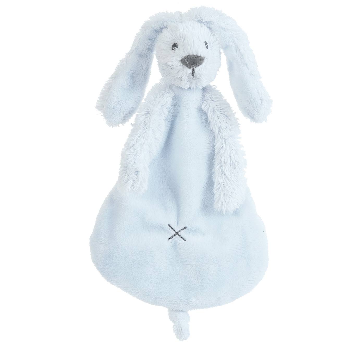 Doudou Lapin Richie Bleu Clair 25 Cm Bleu