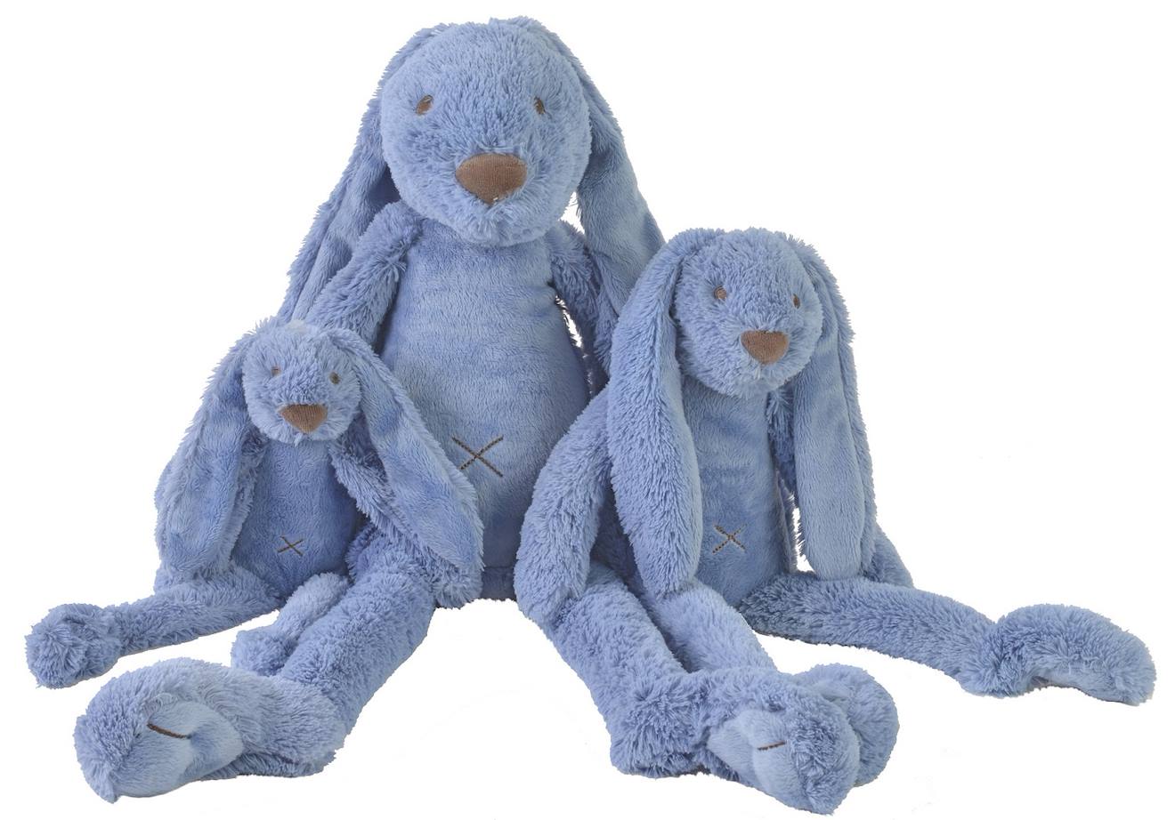 Peluche Lapin Richie Bleu 38 Cm Bleu (Happy Horse) - Image 1