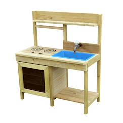 Cuisine de jardin en bois pour enfant - intérieure et extérieure  - vertbaudet enfant