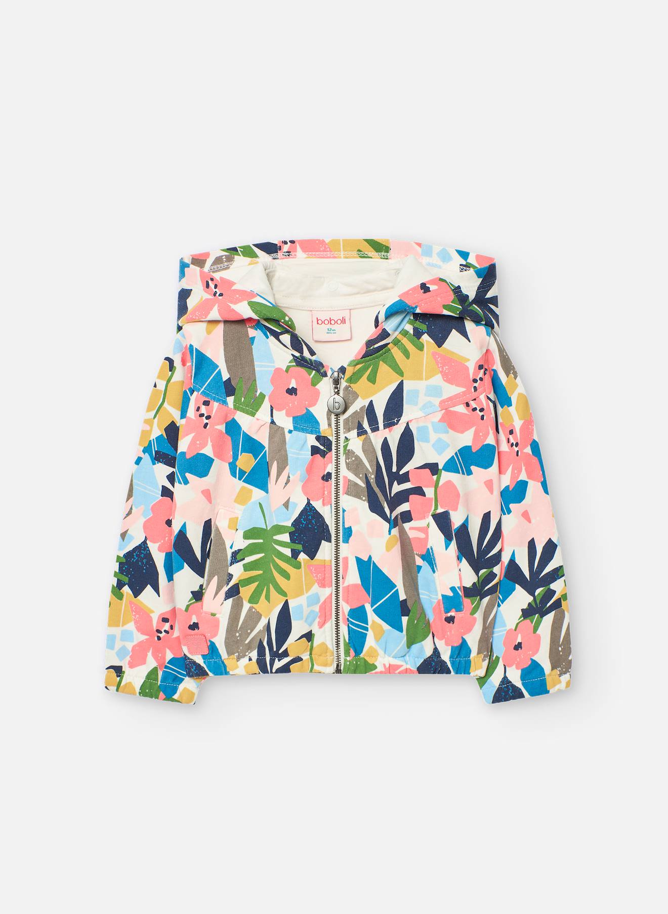 Gilet En Coton Avec Imprimé Fleurs Multicolore