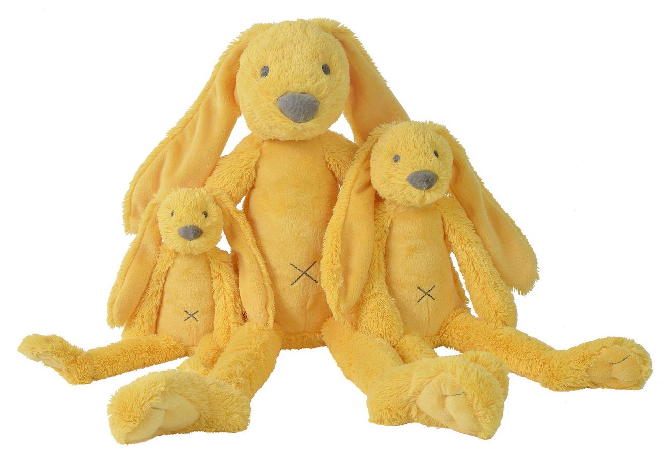 Peluche Lapin Richie 28 Cm Jaune (Happy Horse) - Image 1