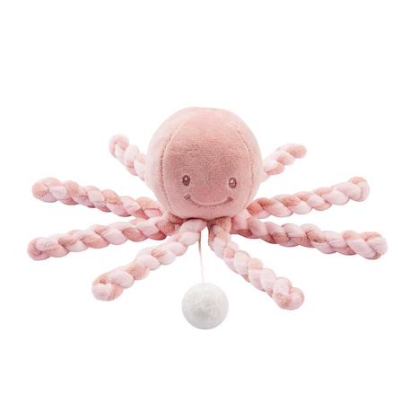 Nattou - Peluche Octopus Poulpe Musical Rose
