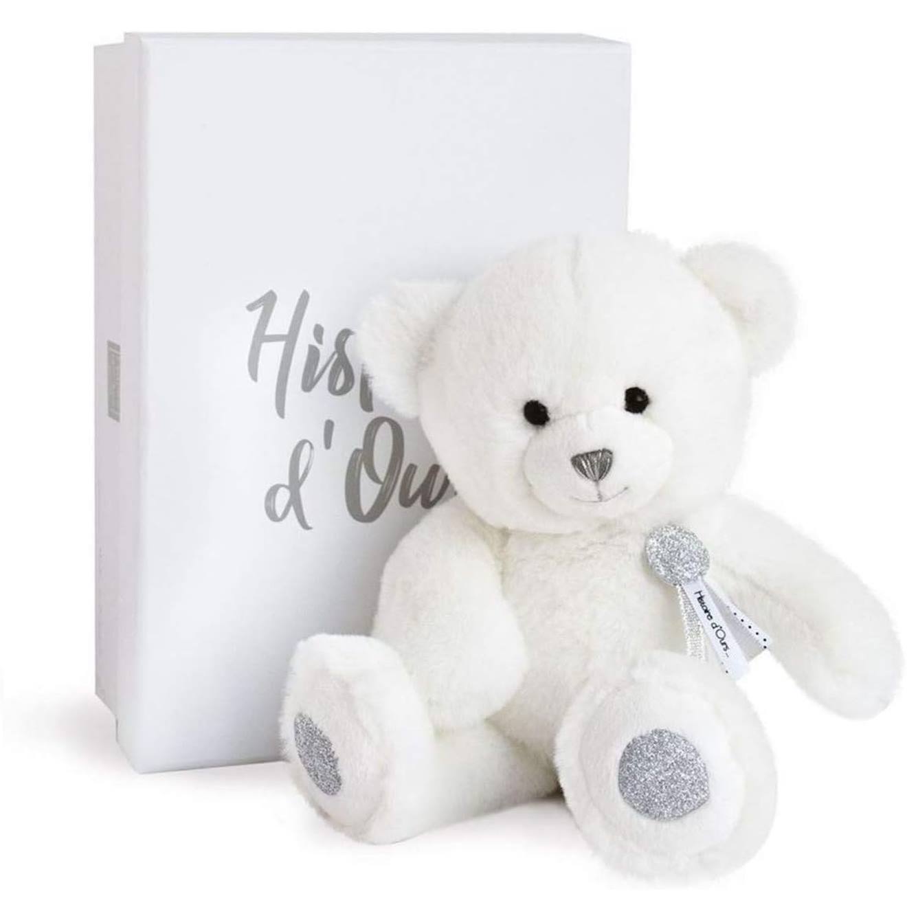Peluche Ours Charms Blanc 24 Cm Blanc