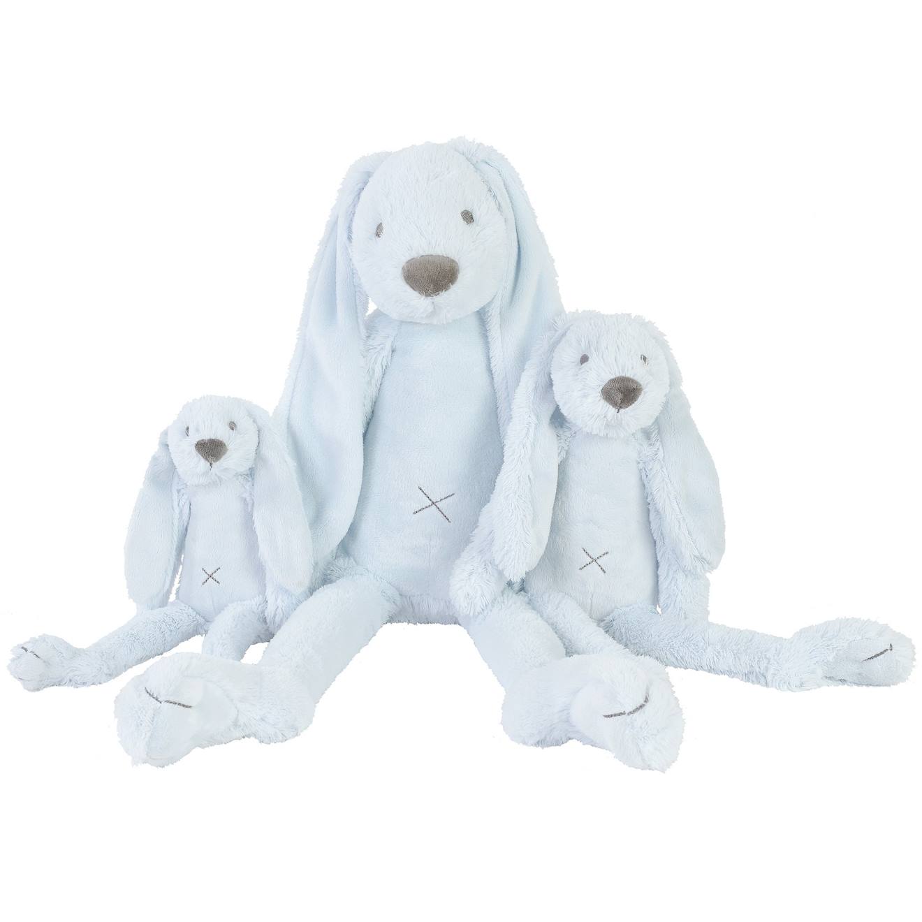 Peluche Lapin Richie Bleu Clair 28 Cm Bleu (Happy Horse) - Image 1