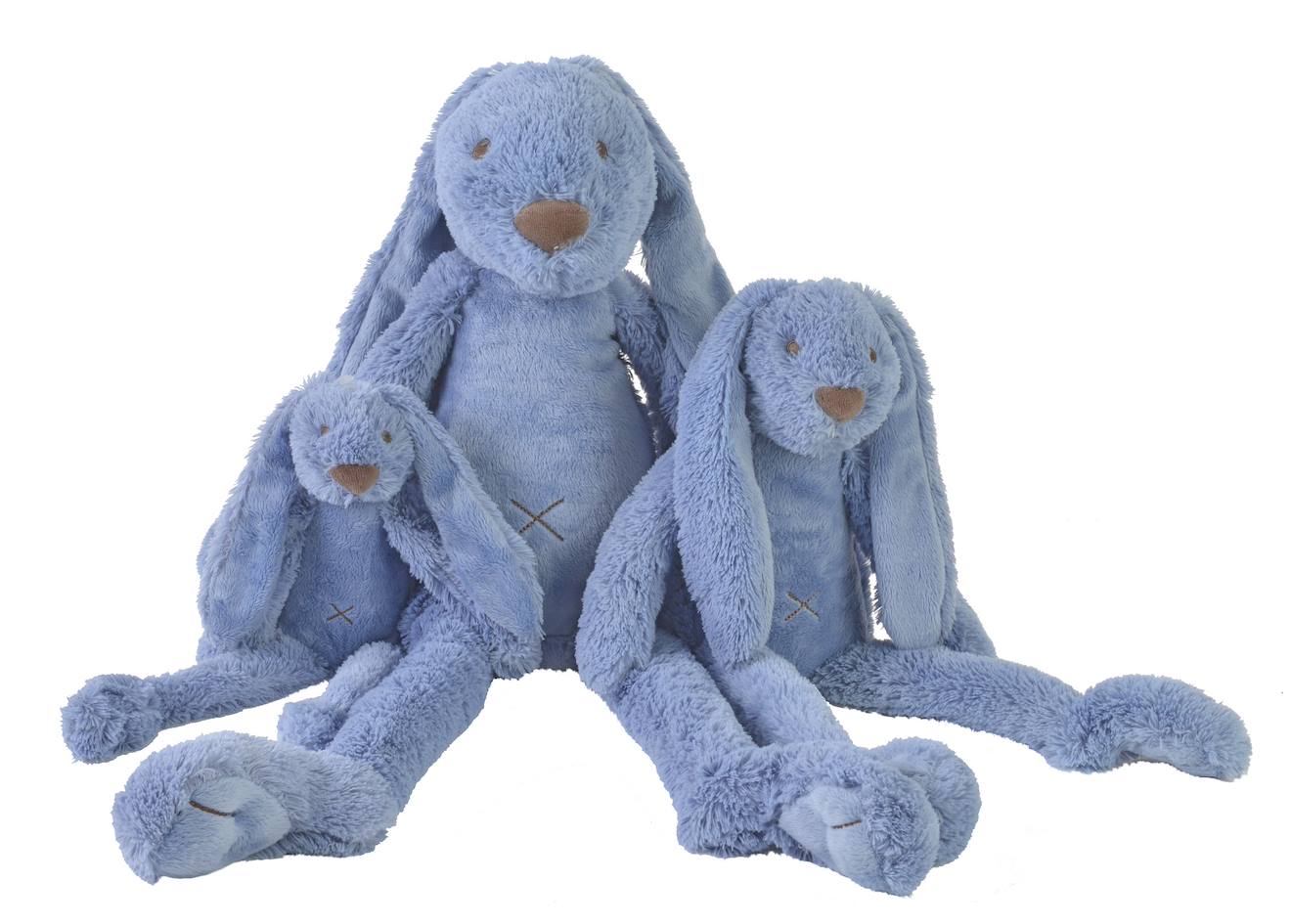 Peluche Lapin Richie 28 Cm Bleu (Happy Horse) - Image 1