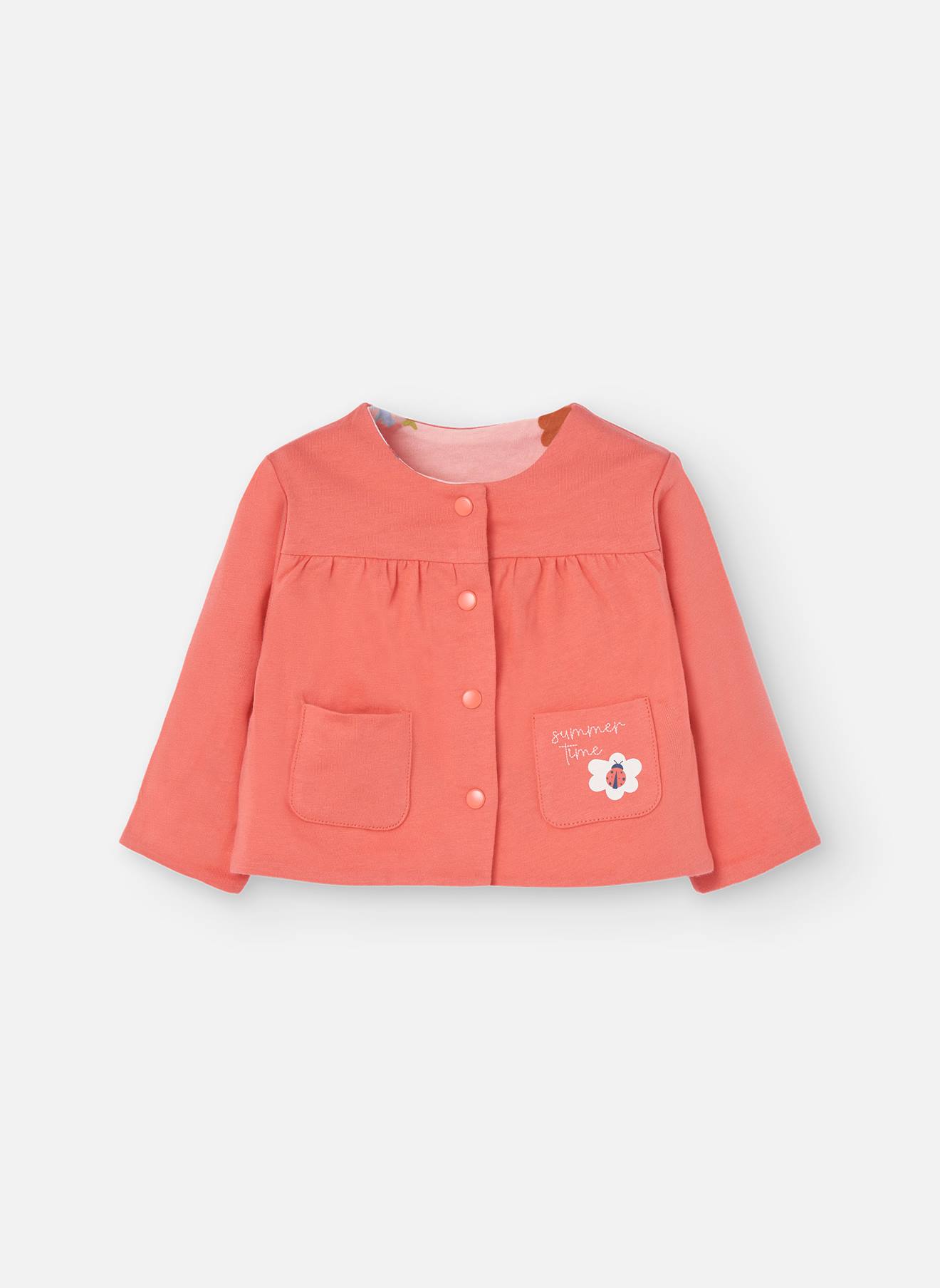Gilet Réversible Avec Col Rond Rouge