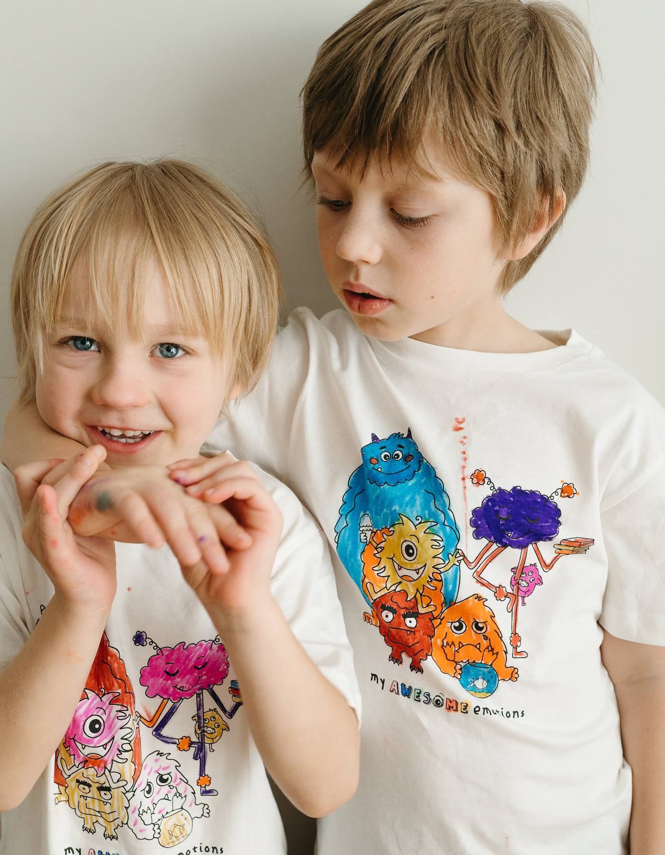 T-shirt En Coton Émotions Blanc