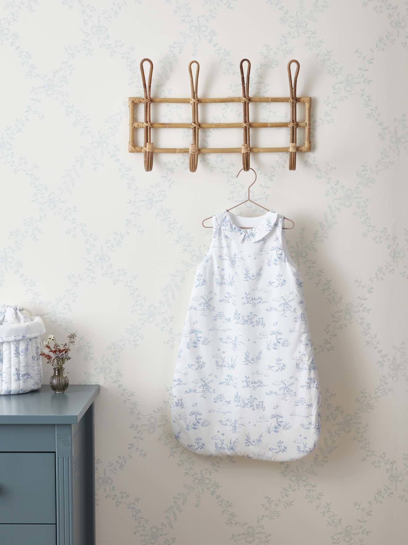 Gigoteuse Percale De Coton Biologique Tog 3 Jouy Bleu