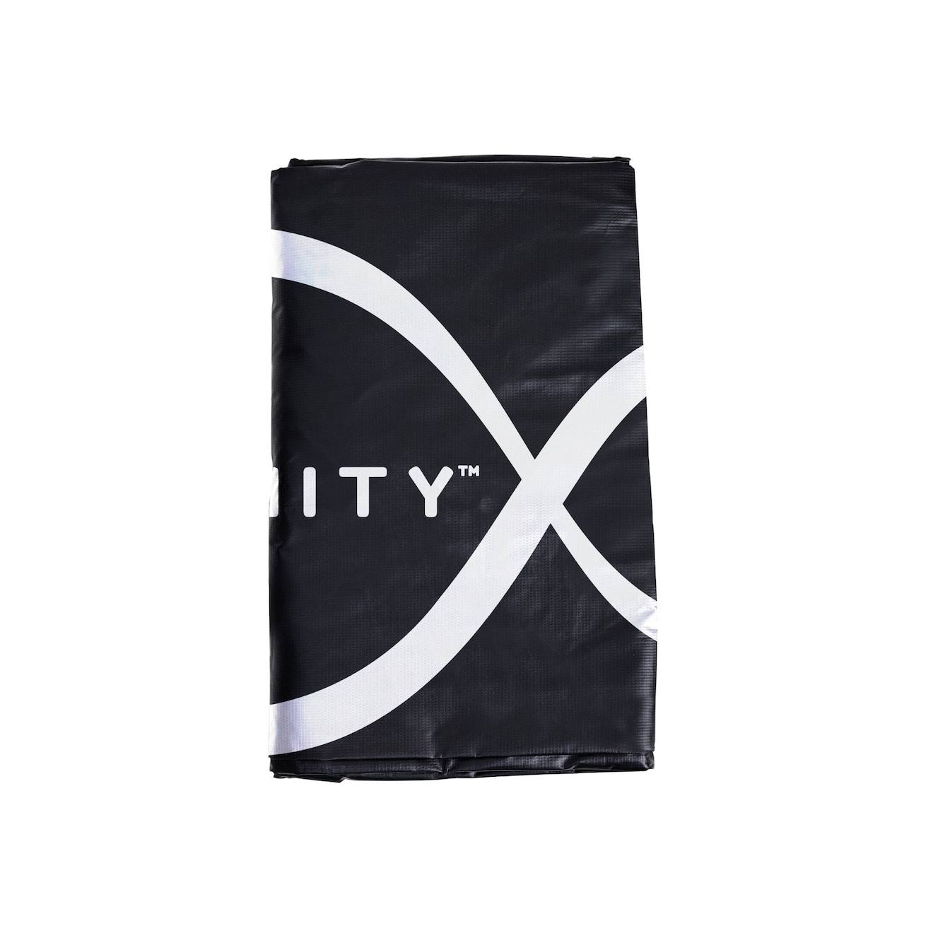 Bâche De Protection Pour Trampoline Rectangulaire 245x365 Cm Infinity Pvc Blanc - Noir